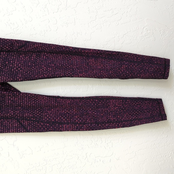 Lululemon Speed Tight V Shatter Weave Dust Coral Plum Size 6 - Picture 10 of 16